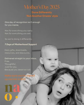 We have a lovely Mother’s Day planned for you this year Mama … we’ve stretched it out over a week 🙌 because you deserve more than a day!  NAO 7 days of Motherhood Support - landing gently in your inbox wrapped in love 💛  Day 1 - ‘Reconnection’  Day 2 - ‘Lighten the Load’  Day 3 - ‘Receive’  Day 4 - ‘Emotional Wellbeing’  Day 5 - ‘Body Love’  Day 6 - ‘Baby Days’  Day 7 - ‘Celebration’  This has been designed with love by us! 💛  Want in?  We’d love to gift you this week of loving support, helpful resources and exclusive discount codes - simply pop your email in at the link in BIO and be ready to receive! 🙌  First one lands Monday 5th May 💫  #pregnancyaustralia 
#aussiemums 
#newmumaustralia 
#pregnantaustralia 
#birthaustralia 
#fourthtrimester 
#australianmumlife 
#postpartumaustralia 
#aussiebaby 
#pregnantandglowing 
#bumpstyleaustralia 
#melbournemums 
#sydneymums 
#brisbanemums 
#perthmums 
#canberramums 
#babyontheway 
#mumtobeaustralia 
#motherhoodaustralia 
#expectinginaustralia