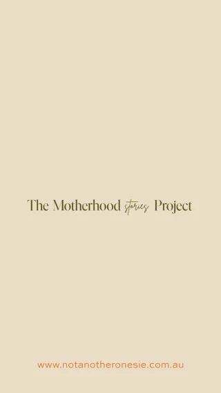 We’ve been gathering stories from mamas, because every mother has one ( or many!!). And when we share them, the raw, the hilarious, the heart-melting, the messy magic- we peel back the mask of perfection and make room for something deeper: real connection. 💛  A big thank you to Courtney from @nourished_psychology for sharing her truth with us. 🙏  Let’s keep telling the real stories. With honesty. With vulnerability. With strength. Because motherhood was never meant to be done alone. #notanotheronesie  #motherhoodunfiltered #australianmums #postpartumjourney #pregnancysupport #fourthtrimester #honestmotherhood #mumlifeaustralia #matrescence #motherhoodconnection #mentalhealthformums #newmumlife #perinatalwellbeing #motherhoodsupport #rawmotherhood #mumstories