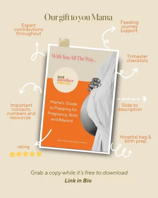 Hey mama-to-be, feeling a bit overwhelmed with all the things?  Oh how we remember that feeling all too well!  That’s why we made this.  A free guide with simple checklists for every stage - pregnancy, birth, postpartum, feeding, even what to pack in your hospital bag.  We also asked experts from our NAO village to contribute to ensure it is a useful and supportive resouce.  Not more noise.  Just calm, clear steps you can dip in and out of, so you can feel held, not hurried.  💛 Currently free for you to download and save.  🫶 Link in bio if you need it.  #pregnancyaustralia #pregnancysupport #pregnancychecklist #pregnancytips #postpartumsupport #fourthtrimester #birthpreparation #expectingmama #motherhoodaustralia #aussiemums #newmumsupport #mumlifeaustralia #notanotheronesie #perinatalwellbeing #pregnancycommunity