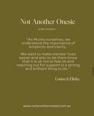Feeling overwhelmed by all the advice out there? You’re not alone. Whether you’re pregnant, newly postpartum, or navigating the first years with your little one, it can be hard to know who to trust or where to start.  At Not Another Onesie, we connect you with the support you actually need, without all the noise.  🤱 Need help with breastfeeding or bottle feeding?
🤰 Managing pain or healing after birth?
👶 Looking for birth education, a private midwife, or a trusted paediatrician you can access online?
🍲 Want nourishing meals delivered to your door?
💆 Postpartum massage, pelvic physio, or emotional support from a Matrescence coach?
👭 Hoping to find a local community group that gets it?  We’ve got you. This is your village for modern motherhood, built for you, backed by experts, and easy to explore.  💛 Head to www.notanotheronesie.com.au to search our pregnancy, birth & postpartum support directory today.  #pregnancysupport #postpartumsupport #newmumlife #birthpreparation #breastfeedingsupport #pelvichealth #postnatalcare #maternalhealth #mothersupport #motherhoodaustralia #aussiemums #babycareaustralia #matrescence #fourthtrimester #perinatalcare #supportformums #notanotheronesie #australianmums #findyourvillage