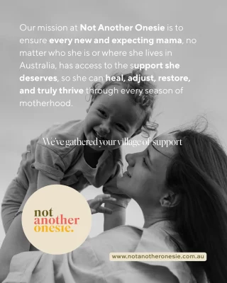 💛 Our mission is to make sure every pregnant, birthing, and postpartum woman in Australia can easily access the care she deserves to heal, adjust, restore, and thrive, through all the phases of motherhood. 
⁠
We’ve gathered a village of support professionals including:⁠  🤍 Postpartum doulas⁠
🤍 Pelvic floor physios⁠
🤍 Lactation consultants⁠
🤍 Sleep specialists⁠
🤍 Chiropractors & osteopaths⁠
🤍 Birth educators & midwives⁠
🤍 Perinatal psychologists⁠
🤍 Parenting & matrescence coaches⁠
🤍 Nutritionists, naturopaths & bodyworkers⁠
🤍 Acupuncturists, massage therapists⁠
🤍 Yoga, Pilates & mum + bub circles⁠
🤍 Mum’s community groups 
🤍 Meal delivery and more⁠
⁠
Whether you’re pregnant, postpartum, or deep in the messy middle, we’re here to help you feel held.⁠
⁠
✨ Tap the link in bio to find your support team today.  #notanotheronesie #pregnancysupport #postpartumcare #motherhoodsupport #aussiemums #supportformums #perinatalcare #newmumhelp #maternitydirectory #findyourvillage #mumsupport #mumlifeaustralia