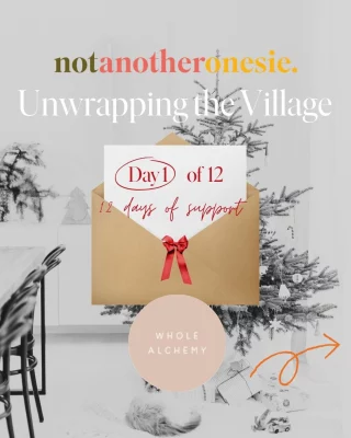 Day 1 Whole Alchemy | Naturopathic Support for Women & Mothers We’re starting our @notanotheronesie_ 12 Days of Support with @wholealchemy , founded by Katie Gregory, a qualified naturopath and nutritionist based in Avalon on Sydney’s Northern Beaches. Katie offers gentle, evidence-based care to support women’s fertility, pregnancy, postpartum recovery, hormone and thyroid balance, gut health, and children’s wellbeing. Her approach is rooted in nourishment, rhythm and deep understanding of women’s bodies through every season of life. A message from Katie:
“As the year folds into its softest edges and the holidays gather around us, the body often whispers for steadiness. Christmas can feel bright and beautiful, and at times, overwhelming.
This season, let’s return to the simple things that anchor us: nourishment, rhythm, and presence.
As a small gesture of support, I’m opening 12 discounted consultation spots, each at 20 % off (for initial or follow-up sessions) to gently tend to your body and mind before the new year arrives. These can also be booked now for next year if time is precious.” If your body is asking for rest, balance, or renewal, this offering is for you.
A moment to pause. To be witnessed. To refill your inner reserves with care and clarity. Offer: 12 spots at 20 % off (initial or follow-up consultations)
Available in person (Avalon, Sydney) or online
To claim, mention “Not Another Onesie 12 Days of Support” when booking.
🔗 All details via link in bio → “12 Days of Support”
Only 12 available - book early to secure your spot. ( You can book now for a spot next year if needed) #northernbeachesmums #postpartumcare #pregnancysupport