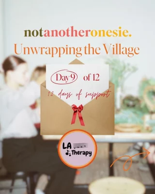 Day 9 of 12 Days of Support by @notanotheronesie_ brings you the wonderful @latherapyau | Music Therapy for Parents & Bubs  For the days when you need calm, connection and a soft place to land. LA Therapy offers warm, family-centred music therapy for infants, parents and caregivers, using music to support bonding, regulation and early development. Think safe, soothing spaces that help babies feel settled, ease the transition home after NICU/SCN, and give parents room to breathe and be supported.  Led by Lauren, a Registered Music Therapist and Neonatal Music Therapist.
 Groups include Mini & Me Melodies (0–18 months) and Connect & Bloom (for families after NICU/SCN).  ✨ Offer: 20% off a 10-week class pass in Term 1, 2026 3 available, first in.
 🔗 All details / codes and info at 
Link in bio → 12 Days of Support | Choose your group & book.
#musictherapy #neonatalmusictherapy #babymusicclass
