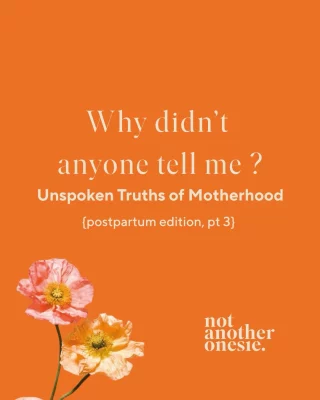 ✨ Why didn’t anyone tell me…? ✨
 Motherhood is full of unspoken truths & so many of these we only discover once we’re deep in the thick of postpartum.  From the messy, raw and overwhelming… to the surprising and joy-filled.  When we share these common feelings, we lift the veil and create a world that feels less mysterious, less isolating, and a whole lot more real.  Because every mum deserves to know she isn’t alone in what she’s feeling or facing. 💛  Can you relate to any of these?  What’s one “why didn’t anyone tell me…?” moment you’ve had? 
Share with us below, let’s keep opening the conversation.  Find the very best pregnancy, birth and postpartum support services in Australia at www.notanotheronesie.com.au link in bio x  #postpartumsupport
#postpartumjourney
#fourthtrimester