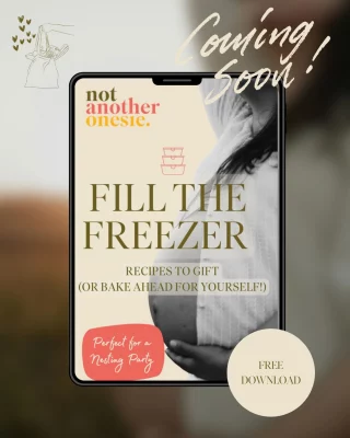 FILL THE FREEZER 🌟 coming this week 🙌  We know that nourishing new mamas is such a beautiful way to support them and their family.  It's a wonderful way to show how much you care. 💫  We have created something nourishing, practical and simple to use - and we are excited to say it will be landing on our website this week. 🙌  www.notanotheronesie.com.au  Free to download and print off…  🌟 For yourself to get your freezer nice and full
🌟 Send it to your friends to help them show up in the ways that help 
or 
🌟 Use it to create the best gift you can give a new mama  🌟 We also have some incredible meal delivery services in our directory if cooking isn't your thing! They can be a perfect gift to a new mama or a way to nourish yourself & lighten the load. Yes to that!!!  Keep an eye out for the ‘Fill the Freezer’ ebook avail this week 🍴🍛🍲🥘🫕  #postpartummeals #recipes #pospartum #babyprep #postnatalrecovery