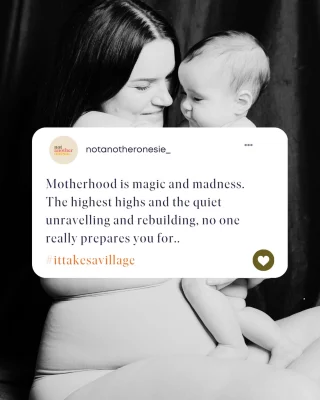 Motherhood is magic and madness.
The softest love and the deepest undoing.
A quiet unravelling and rebuilding no one truly prepares you for.  Becoming a mother isn’t just about caring for a baby.  It’s identity shift, postpartum recovery, emotional growth, nervous system overload, fierce love, sleep deprivation, joy, grief, and transformation all at once.  It’s the fourth trimester.
It’s matrescence.
It’s learning who you are while keeping a tiny human alive.  If it feels overwhelming, it’s not because you’re failing.
It’s because motherhood is big. And you are becoming.  You were never meant to do it without support. We are ALWAYS here for you mama.  Reach out and let us know what you need. Our mission is to ensure all mamas have access to the support they deserve ❤️ 
You can email us, DM or reach us via link in profile to our site x  Save this for the days you need a hug as they just feel heavy.
Share with a mama who needs the reminder. 🤍  #motherhood #postpartumjourney #fourthtrimester #matrescence #newmumlife