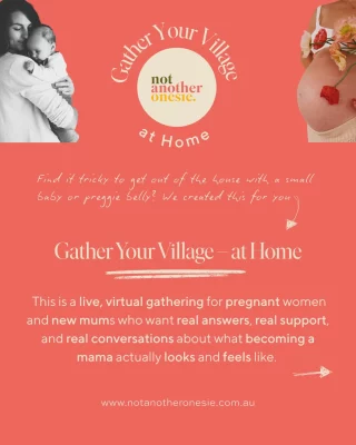 Motherhood was never meant to be done alone. And yet… so many mums are figuring it out without the support or conversations they actually need. @notanotheronesie_ Gather Your Village - At Home is here to change that. A simple, accessible way to hear the conversations that help you make sense of what you’re going through, physically, emotionally and in your relationships.
Come exactly as you are.
Pyjamas, baby in arms, partner beside you, or quietly listening on your own. No expectations. Just support. Wednesday 29 April | 7–8pm AEST
Join live or watch later Because these conversations are vital and they help you feel more empowered, supported and validated in what you’re going through. Link in bio to grab a spot ( there are limited early bird tix available) Save this for later or send to a mum who needs this 🤍 More about our incredible guest speakers coming soon … @samanthagunndoula
@nomad_chiro
@fillyourcup_
@clairedicarlo_radparents #postpartumsupportaustralia #matrescence #newmumlifeaustralia #pregnancyaustralia #fourthtrimester
