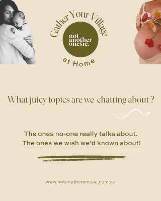Too many mamas are left figuring things out without the support or conversations they actually need.  ‘Gather Your Village - At Home’ is here to change that.  This is an online event hosted by @notanotheronesie_  with guest speakers
 @fillyourcup_ 
@samanthagunndoula 
@nomad_chiro 
@clairedicarlo_radparents  A simple, accessible way to hear the conversations that help you make sense of what you’re going through, physically, emotionally and in your relationships.  Come exactly as you are. Pyjamas, baby in arms, partner beside you, or quietly listening on your own.  No expectations. Just support.  Wednesday 29 April | 7–8pm AEST Join live or watch later  Because these conversations are vital and they help you feel more empowered, supported and validated in what you’re going through.  Link in bio to grab a spot ( there are limited early bird tix available)  Share with the mamas you think would love this too ❤️ That's the village we talk about 🙌  #postpartumsupportaustralia #matrescence #newmumlifeaustralia #pregnancyaustralia #fourthtrimester