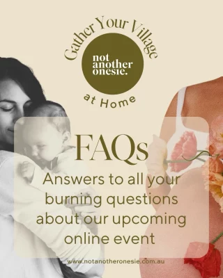 Gather Your Village - At Home is our online event hosted by @notanotheronesie_ and happening Wednesday 29 April at 7pm AEST. It was created to make the village of support and the informative conversations more accessible to every mum. Because motherhood doesn’t just bring you a sweet baby. It changes your brain, your body, your identity and your relationships. Four expert speakers. One honest evening. From your couch. You’ll hear from:
→ Dr Renee White - Scientist and Postpartum Doula : The science of matrescence and what happens to a woman’s brain @fillyourcup_
→ Samantha Gunn - Birth & Postpartum Doula: What mothers actually need in the early weeks @samanthagunndoula
→ Lucy Bartlett - Chiropractor : Physical recovery and how to support it @nomad_chiro
→ Claire Dicarlo - Counsellor and Perinatal Mental Health specialist: Relationships, identity, and the emotional load @clairedicarlo_radparents Live Q&A included. Full replay available for felxible viewing. Partners welcome, one ticket covers your whole household. Early bird tickets are $29 (for a limted time). Share this with all the pregnant and postpartum mamas you know as well as all those who love and support them! #pregnancyaustralia #postnatalrecovery #matresence #postpartumbody #postpartumplanning