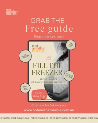 There’s something about a full freezer that just feels… lighter.  Like a quiet kind of support sitting there, waiting for you.
One less decision. One less thing to carry.  Because in those early weeks, when you’re healing, feeding, adjusting, even thinking about what to eat can feel like too much.  This is why we created our Fill the Freezer guide.
Simple, nourishing recipes to prepare ahead for yourself… or for someone you love. Or best option 👉🏼 for your support village to prepare for you!  It’s not just about food.
It’s about care.
It’s about creating space.
It’s about easing the load in a season that asks so much.  The guide has 6 recipes ✔️ A full shopping list ✔️ A full guide on how-to get them all done in one go ✔️  Download the free recipes via the link in our bio.  Or send this to your partner, family or bestie, so they know exactly how to support you 💫  #postpartumsupport #fourthtrimester #newmumlife #motherhoodsupport #pregnancytips