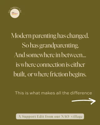 The @notanotheronesie_ Support Edit puts a spotlight on the support all families deserve to know about.  Today we’re sharing the wonderful work of @mawisdomtraining and the important role they play in supporting grandparents as they step into a new chapter of family life.  Becoming a grandparent is a transition in itself. Ma Wisdom honours the experience, love and wisdom grandparents bring, while also helping bridge the gap between generations by sharing current parenting approaches, updated safety recommendations and the latest evidence-based information.  It’s not about replacing what grandparents know. It’s about bringing everyone together with greater understanding, confidence and connection.  Because when grandparents feel informed, included and supported, the whole family benefits.  A valuable conversation that helps strengthen the village around parents and children, one generation at a time.  Find Ma Wisdom in the NAO Directory.  #ParentingSupport
#ModernParenting
#MotherhoodAustralia
RaisingChildren