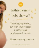 A baby shower… but everyone leaves you with a full freezer and a shorter to-do list? Yes, please. 🙌  Meet the nesting party: a baby shower alternative that brings your people together to help you prepare for life after birth.  Think cooking postpartum meals, folding tiny clothes, setting up your feeding corner and making time to ask how YOU are feeling.  Because alongside the excitement of meeting your baby, there’s a mum who deserves to feel cared for, too.  It’s practical postpartum preparation, connection and a chance for your village to start showing up before baby arrives.  Planning one for yourself or someone you love? Our Ultimate eGuide to Hosting a Nesting Party is $15, with guidance to help you bring a thoughtful, mum-centred gathering together.  Available for instant download. 
Find it in the NAO Motherhood Store ‘NAO Collection ‘ via the link in our bio.  Send this to your baby shower planning crew. Would you love a nesting party? ✨  #NestingParty #BabyShowerIdeas #PostpartumPreparation #PregnancyAustralia #postpartumsupport